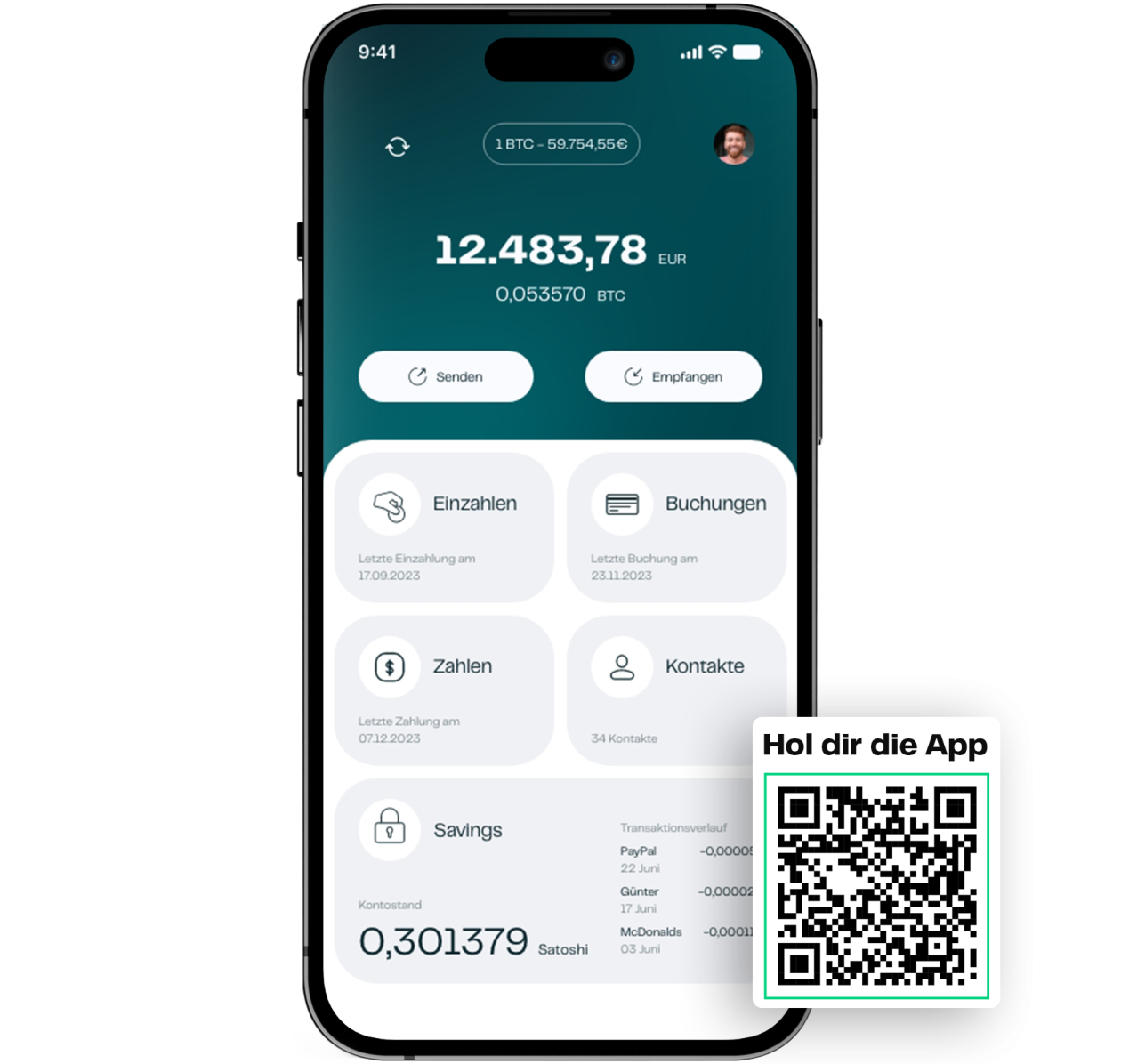 BitBucks App Screen
